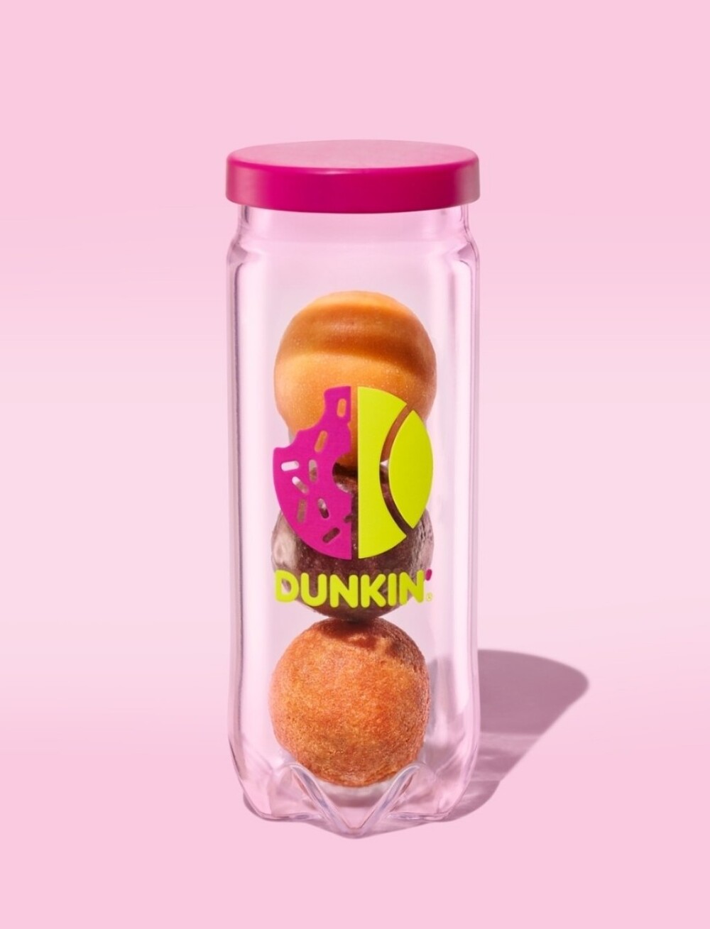 Dunkin Donuts 2026 Mini Tennis Ball Can/3-Count Munchkins Holder Limited Release